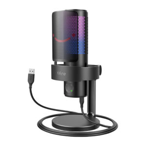 Microphone de studio Fifine A9 avec support (noir)