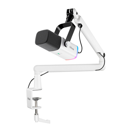 Microphone dynamique Fifine TAM8W (blanc) - Ypsilon Computers
