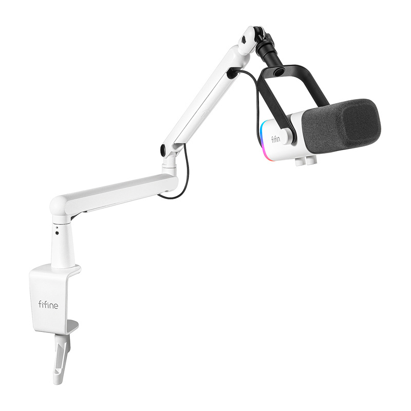 Microphone dynamique Fifine TAM8W (blanc) - Ypsilon Computers
