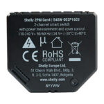 Contrôleur Shelly 2PM Gen4 Zigbee/Matter