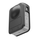 Coque en silicone avec couvercle d&rsquo;objectif PULUZ pour DJI Osmo 360 (Noir)