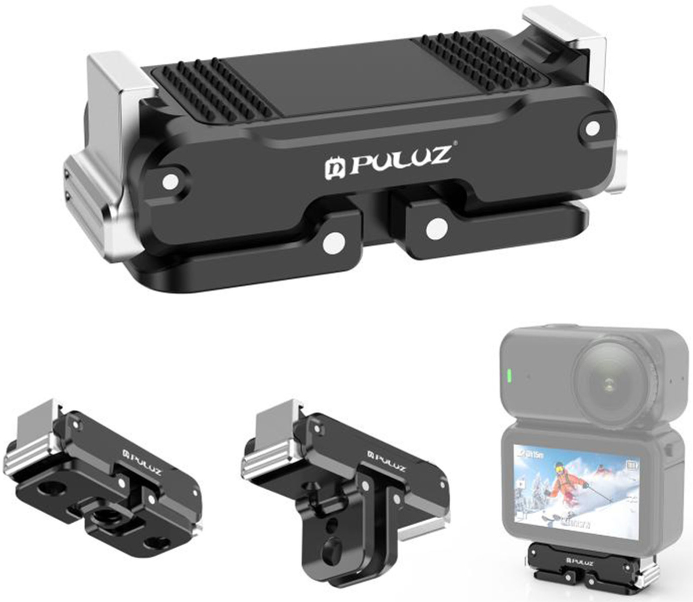 PULUZ Support Magnétique en Métal pour DJI Osmo Nano (Noir) - Ypsilon Computers