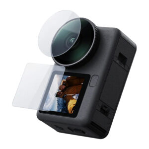 Ensemble en verre trempé Telesin pour DJI Osmo Action 6 (2x Lentilles + écran)