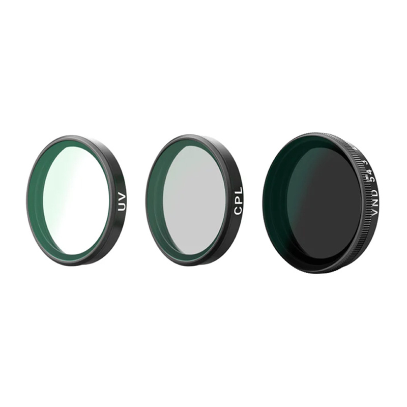 Telesin ensemble de filtres CPL/VND8/UV pour DJI Osmo Action 6 (3 pcs.) - Ypsilon Computers