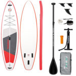 FunWater planche à pagaie SUPFW69C 3,35m (rouge-blanc)