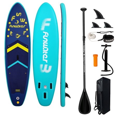 FunWater planche de SUP pour la natation SUPFW71A 3,5m (bleu marine) - Ypsilon Computers