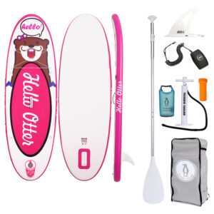 FunWater Tuxedo Marin Planche à Pagaie pour Enfants 2,4m (rose)