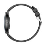 COLMI L28 Montre Intelligente (bracelet en silicone noir + bracelet en cuir noir)