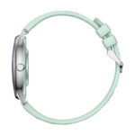 COLMI L28 Montre Intelligente (Argent-vert + bracelet en cuir vert)