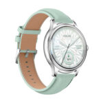 COLMI L28 Montre Intelligente (Argent-vert + bracelet en cuir vert)