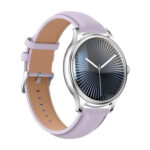 COLMI L28 Montre Intelligente (argent-violet + bracelet en cuir violet)