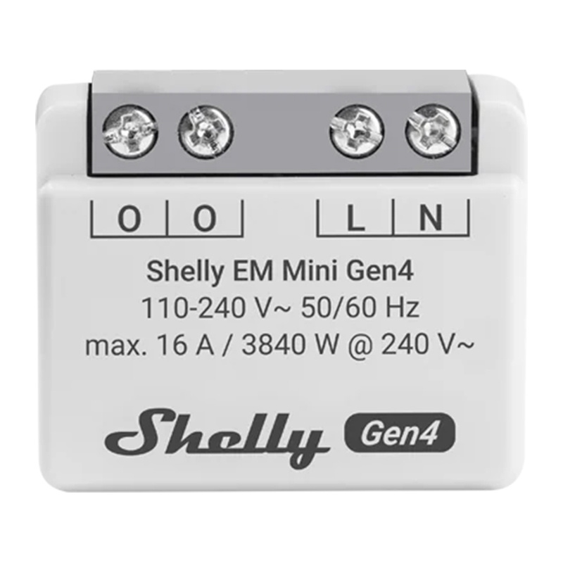Mètre d'énergie Shelly EM Mini Gen4 WiFi/Matter - Ypsilon Computers