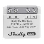 Mètre d&rsquo;énergie Shelly EM Mini Gen4 WiFi/Matter