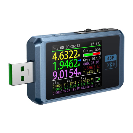 FNIRSI FNB48P Testeur de port USB BT avec Bluetooth - Ypsilon Computers
