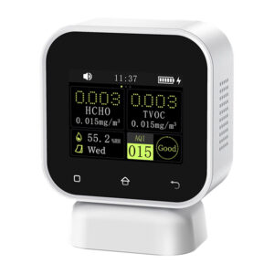 Moniteur de qualité de l'air intérieur 4-en-1 Détecteur de formaldéhyde avec écran tactile FNIRSI SFD-02