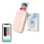 Imprimante Photo Portable Liene Pearl 2×3&Prime; (Rose)