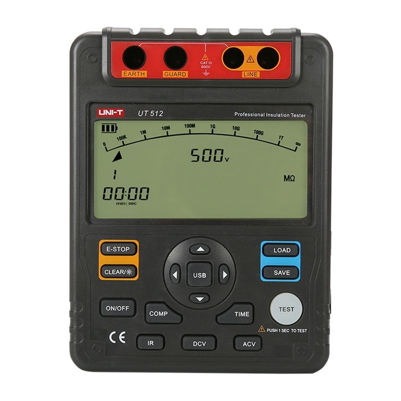 Testeur de résistance d'isolation haute tension Uni-T UT512 - Ypsilon Computers