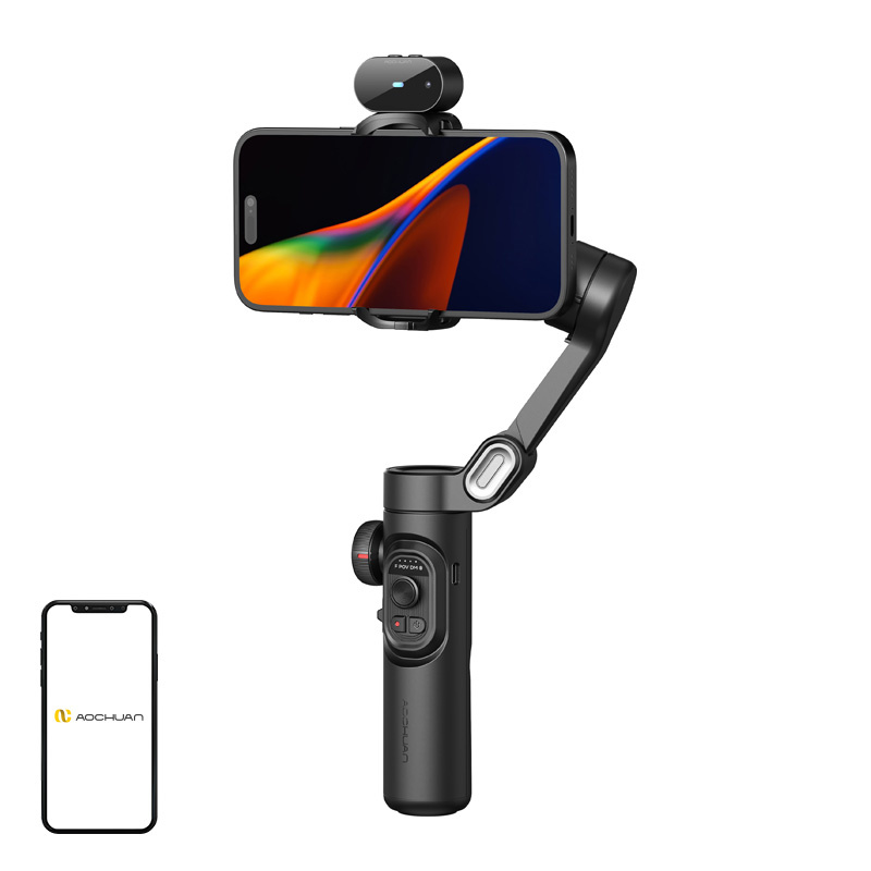 AOCHUAN XE Stabilisateur avec Capteur AI (Noir) - Ypsilon Computers