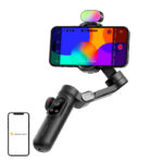 Stabilisateur AOCHUAN X Pro avec Éclairage RGB (Noir)
