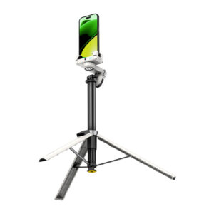 AOCHUAN M3 Pro Stabilisateur avec Éclairage RGB (Blanc)
