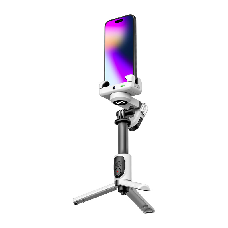 AOCHUAN M1 Pro Stabilisateur avec Éclairage RGB (Blanc) - Ypsilon Computers