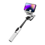 AOCHUAN M1 Pro Stabilisateur avec Éclairage RGB (Blanc)