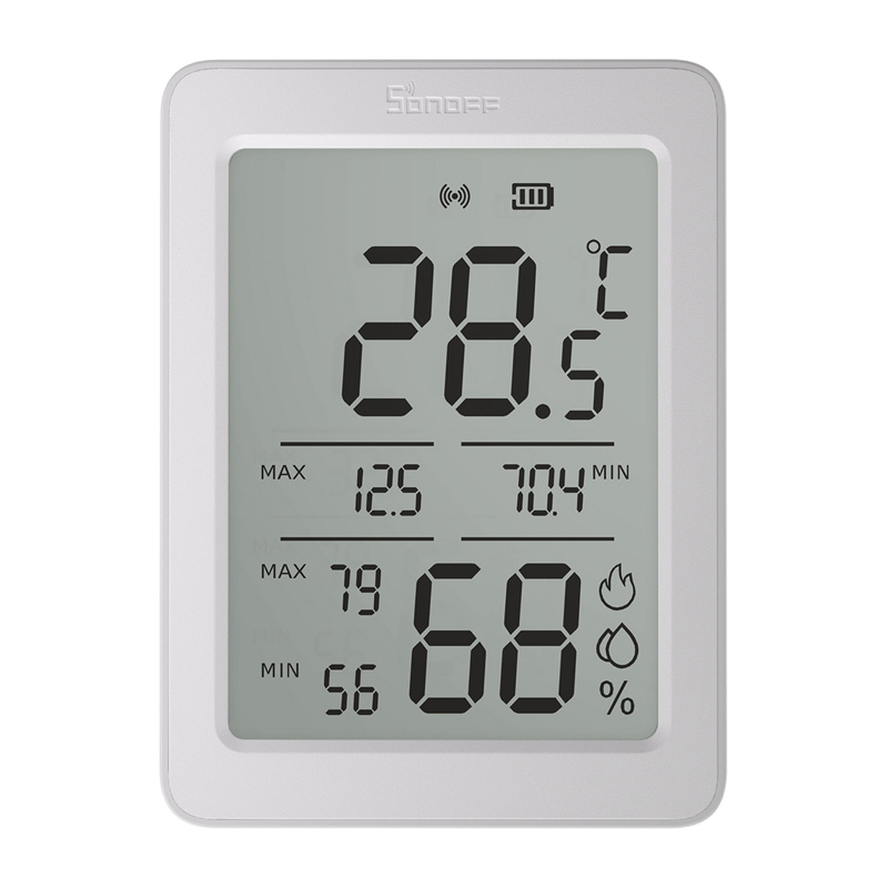 Sonoff AirGuard TH SNZB-02DR2 Capteur de Température et d'Humidité ZigBee avec Écran LCD - Ypsilon Computers