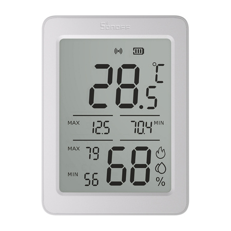Sonoff AirGuard TH SNZB-02DR2 Capteur de Température et d'Humidité ZigBee avec Écran LCD - Ypsilon Computers