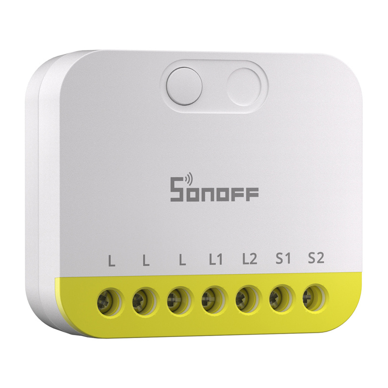 Mini commutateur deux canaux sans N Sonoff MINI-ZB2GS-L ZigBee - Ypsilon Computers