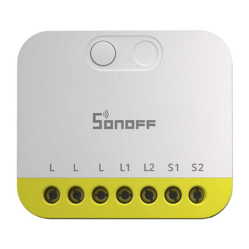 Mini commutateur deux canaux sans N Sonoff MINI-ZB2GS-L ZigBee - Ypsilon Computers