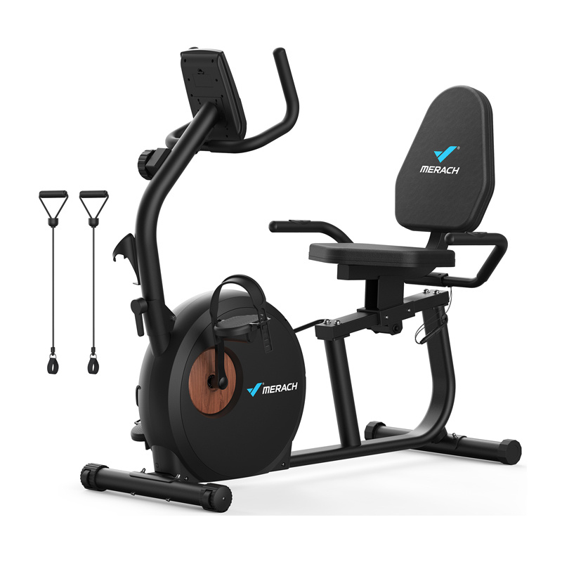 Vélo d'exercice couché MERACH MR-S23B1-EU (noir) - Ypsilon Computers
