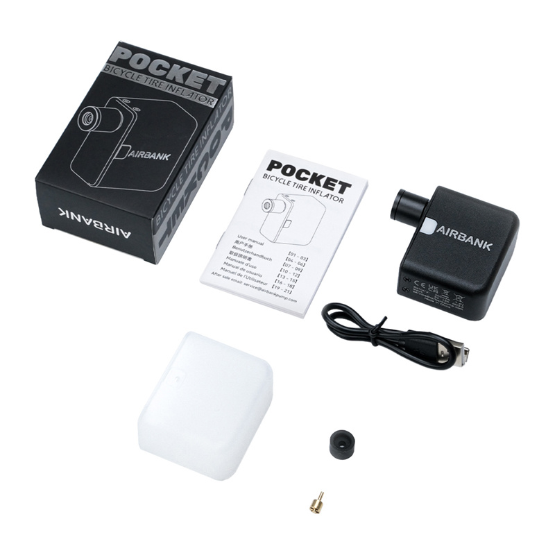 Cycplus AS1 POCKET AIRBANK Mini Pompe à Vélo - Ypsilon Computers