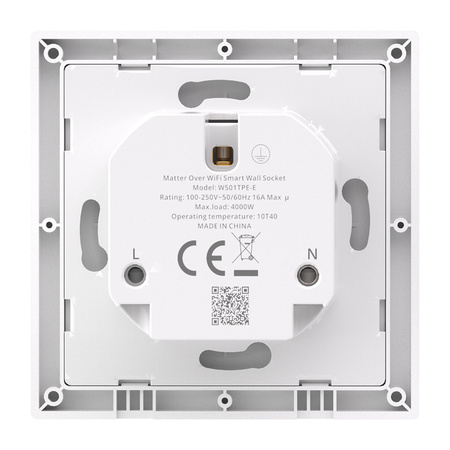 Sonoff WS01TPE-E Prise Murale Intelligente WiFi (Type E) - Ypsilon Computers