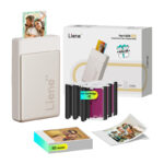 Kit d&rsquo;imprimante photo portable Liene Pearl N200 Pro 2×3&Prime; (Or)