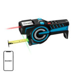 Mileseey DTX 10 Mesureur de Distance Laser avec un ruban à mesurer de 100 mètres