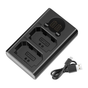 NEEWER Chargeur Double de Batteries DL-FZ100 pour Batteries NP-FZ100-S - Ypsilon Computers