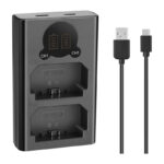 NEEWER Chargeur Double de Batteries DL-FZ100 pour Batteries NP-FZ100-S