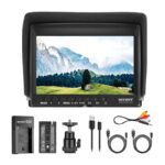 NEEWER F100 Moniteur de Terrain + Chargeur USB + Kit de Batteries