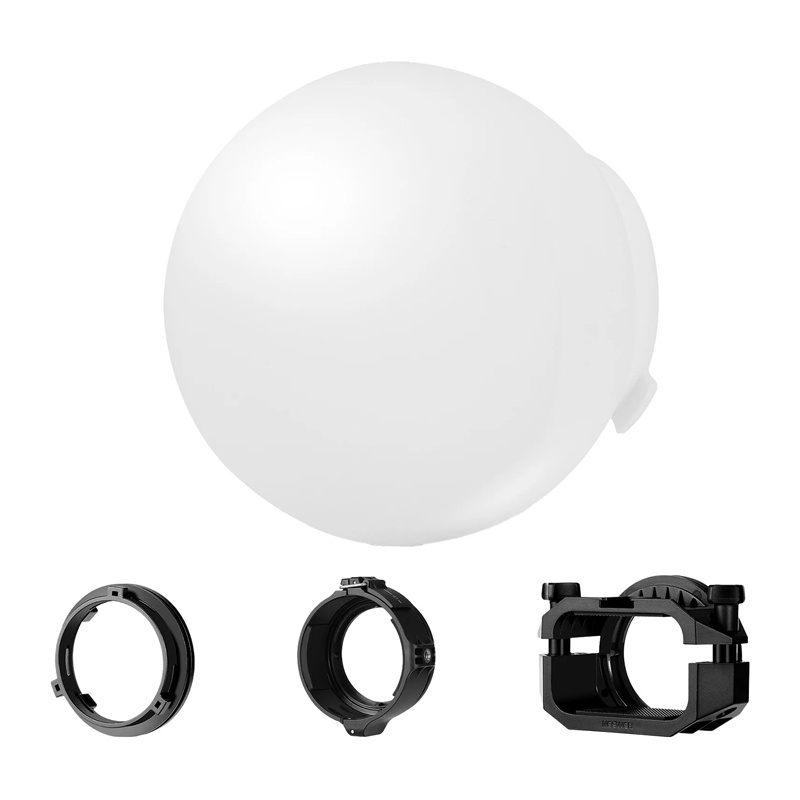 Neewer CRS6 Diffuseur Dôme Pliable avec Ensemble d'Adaptateurs en 3 Pièces - Ypsilon Computers