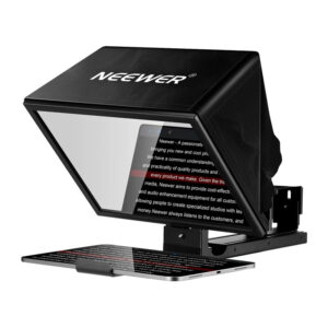 NEEWER BASICS X12B Téléprompteur Réglable en Alliage d'Aluminium 12"