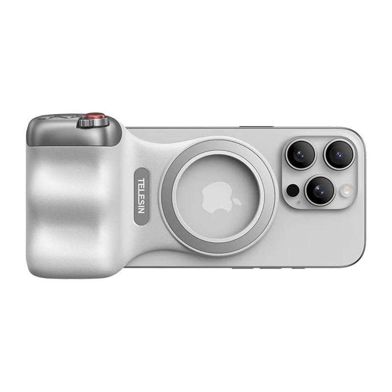 Poignée Magnétique Fun Shot Grip2 MagSafe (Blanche) - Ypsilon Computers
