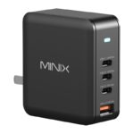 Chargeur mural Minix P165 GaN avec 3 ports USB-C et 1 port USB-A