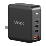 Chargeur mural Minix P165 GaN avec 3 ports USB-C et 1 port USB-A