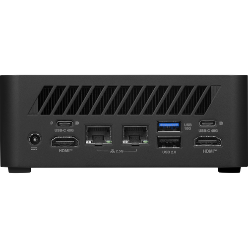 Black / AMD / Ryzen 7 / 8845HS / Integrated Graphics / N/A / 2 slots -Max 64GB RAM / 1*M.2 & 2*2.5i / no HDD / no OS / RZ616 / 5 2 / Aircooling / 120W / 3y - Ypsilon Computers