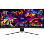MAG 341CQP QD-OLED  34.18i  QD-OLED Curve 1800R  3440×1440  175Hz  NA  Tilt/Height/Swivel/Type C Display/HDR 400  3y Warranty