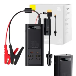Onduleur Baseus 500W (220V CN/EU) (noir)