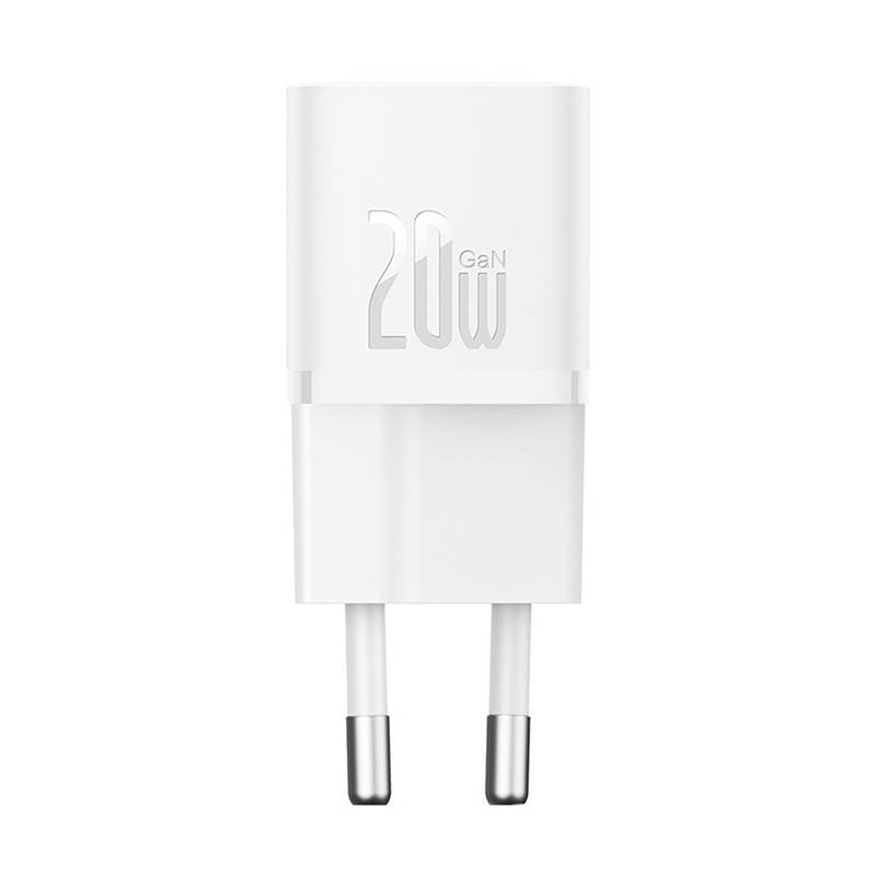 Chargeur mural mini Baseus GaN5 20W (blanc) - Ypsilon Computers