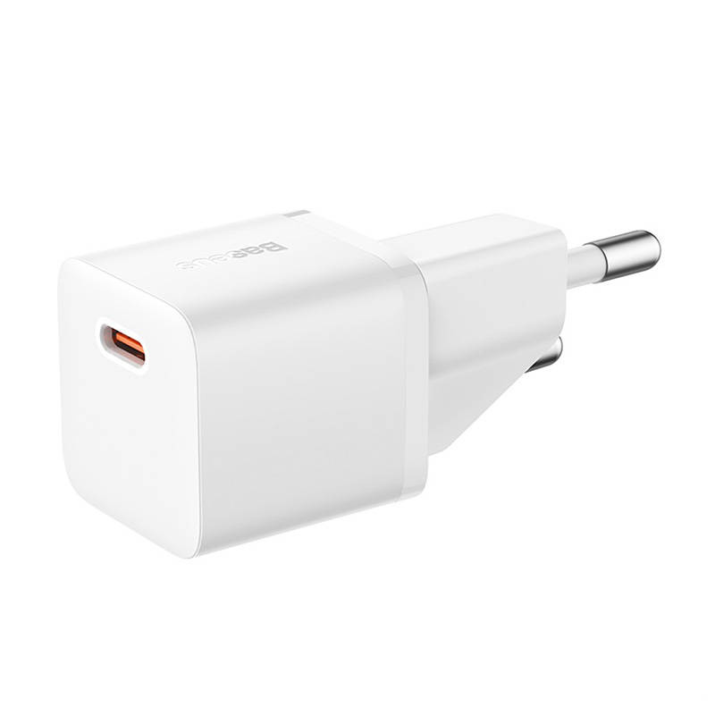 Chargeur mural mini Baseus GaN5 20W (blanc) - Ypsilon Computers