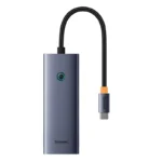 Hub 5-en-1 Baseus UltraJoy Series USB-C vers HDMI 4K@30Hz + 3x USB 3.0 + 1x PD (gris)