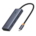 Hub 5-en-1 Baseus UltraJoy Series USB-C vers HDMI 4K@30Hz + 3x USB 3.0 + 1x PD (gris)